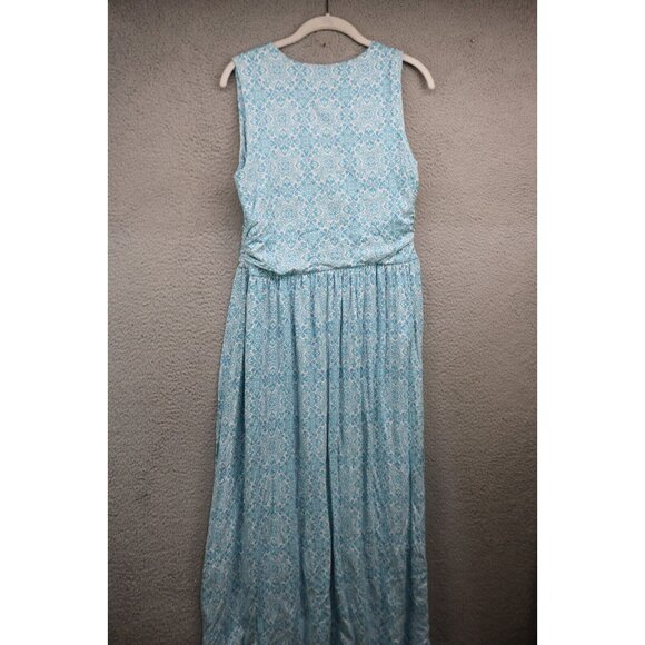 Land's End Sleeveless Maxi Dress-Medium/Petite-Cottagecore-Romantic-Flowing - Picture 8 of 11